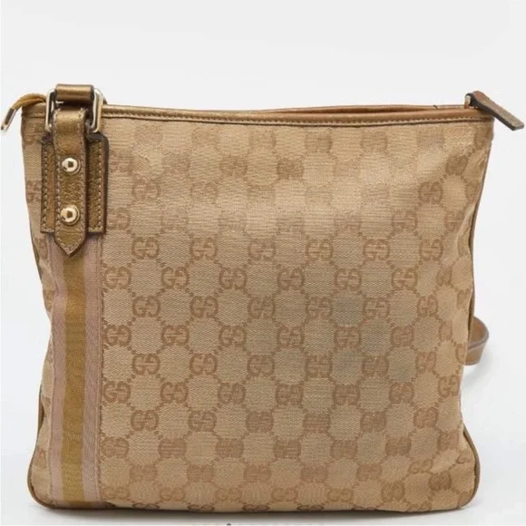 Authenticated Gucci Jolicoeur Messenger Crossbody Shoulder Bag Handbag Purse - Picture 4 of 16